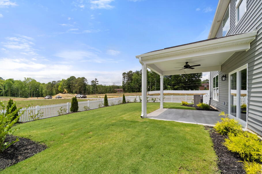 The Drexel Covered Rear Porch