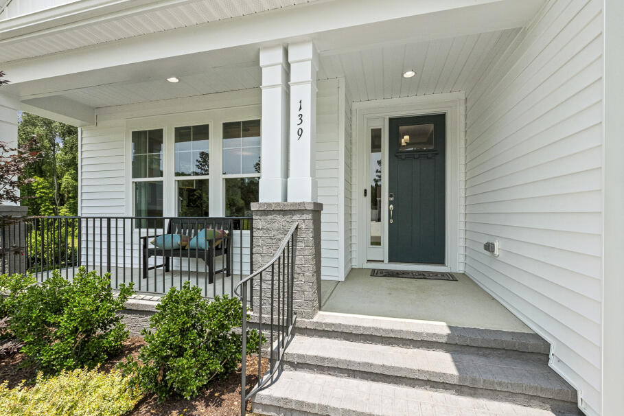 Covered front porch