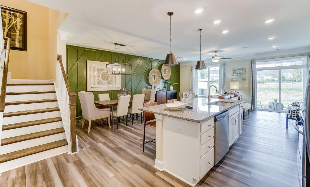Open-concept main living area