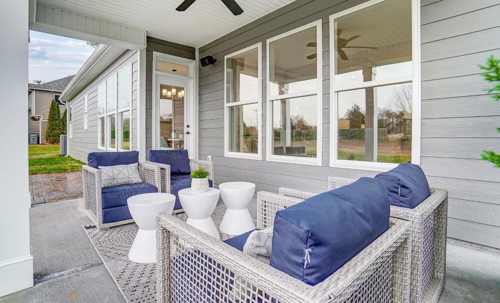 Covered Rear Porch