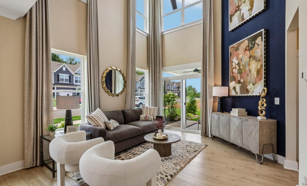 Two-story family room