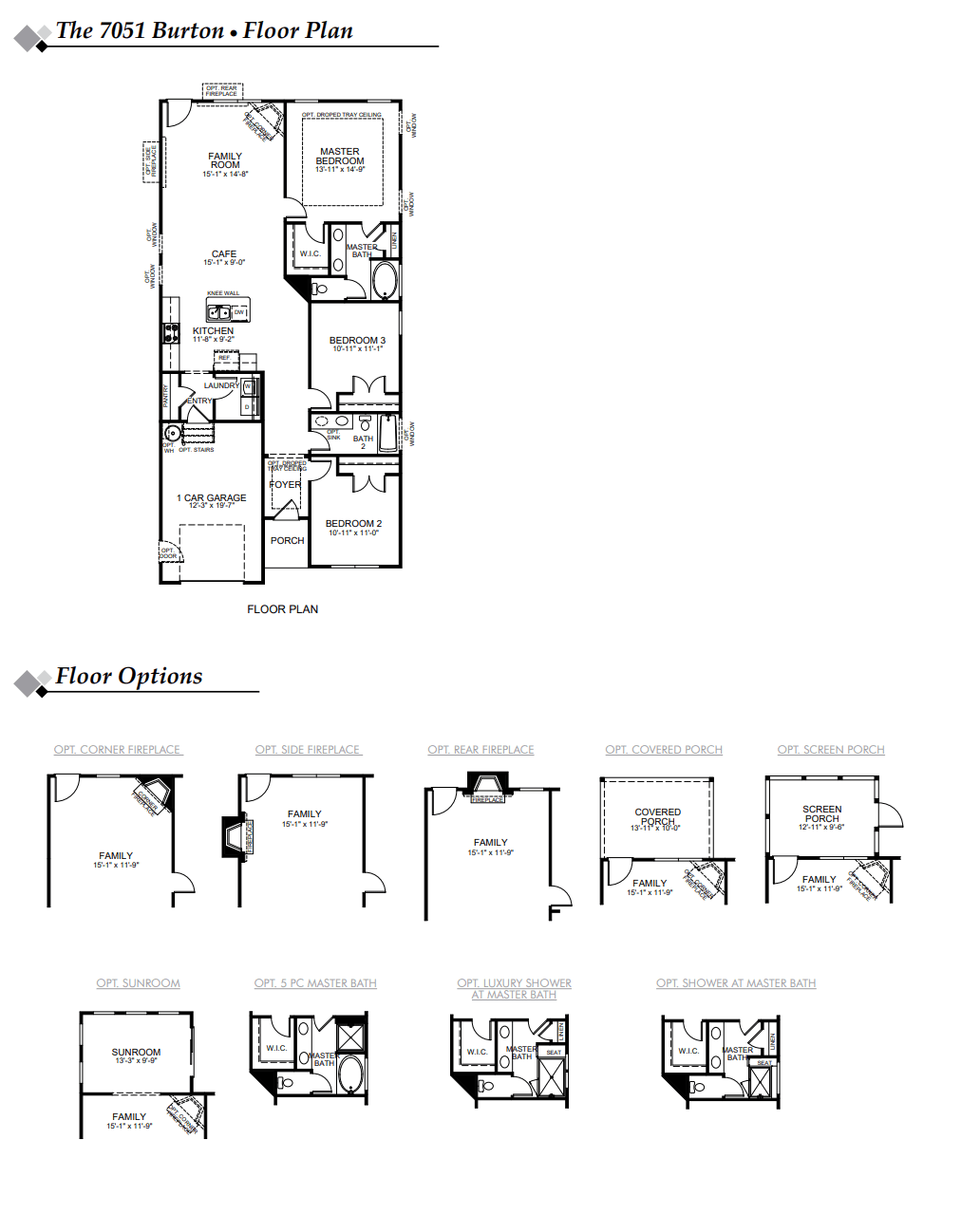 Burton Floor Plan Build On Your Lot Eastwood Homes