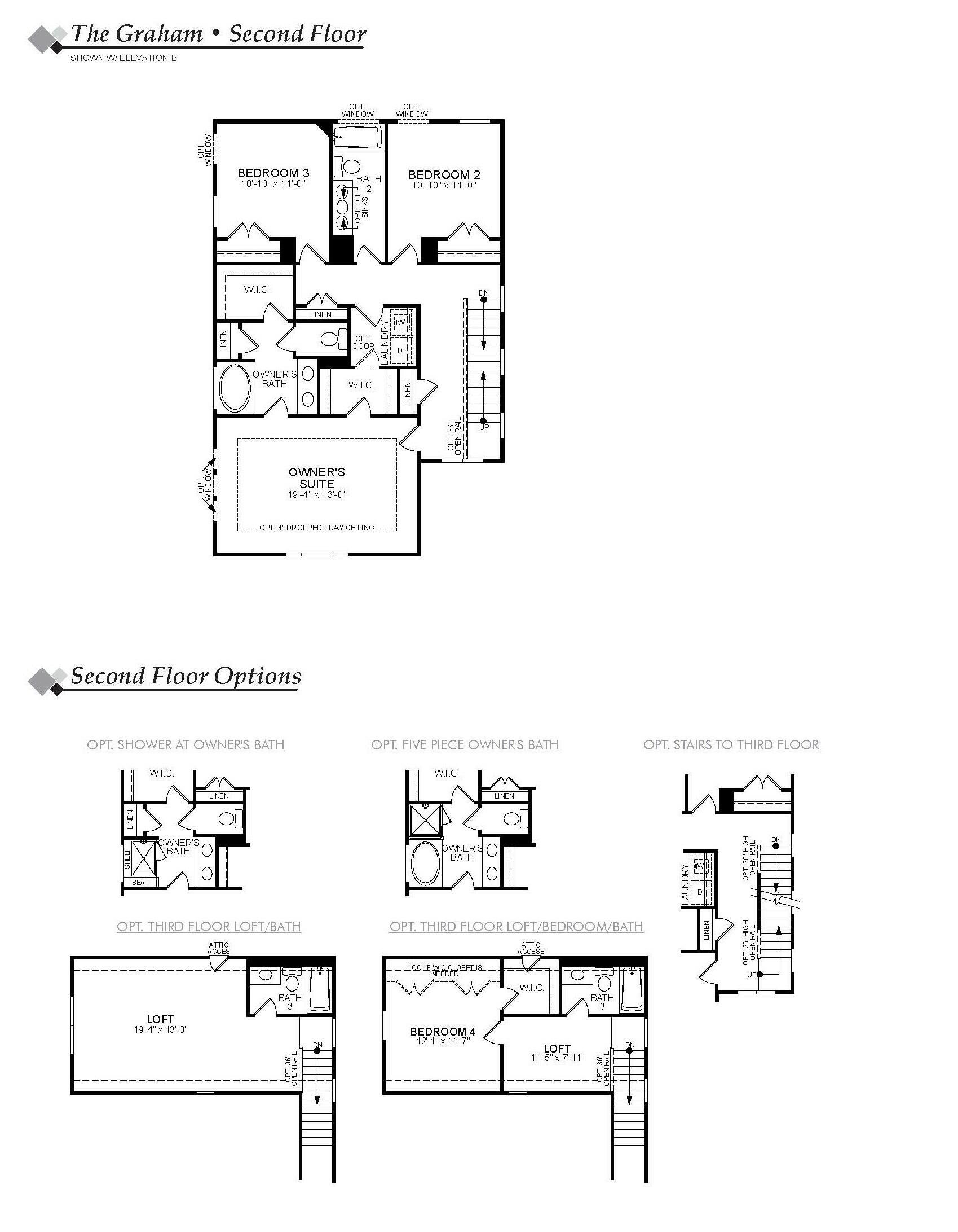 Graham Floor Plan Bellevue Eastwood Homes