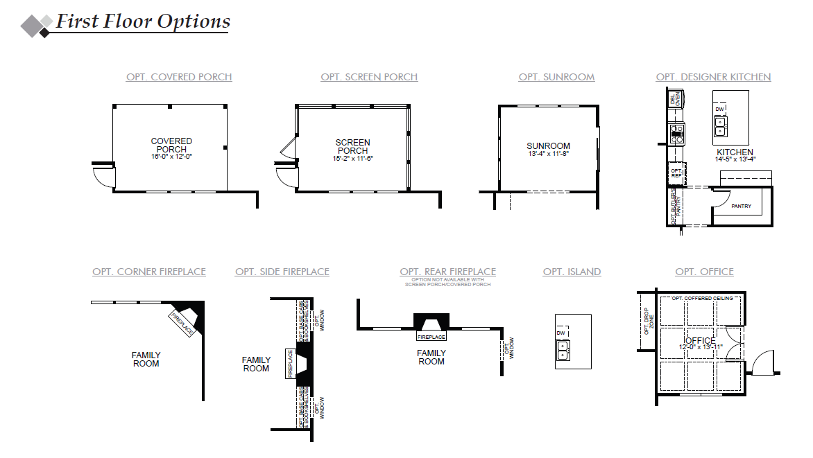 Asheboro 1st Floor Options Image