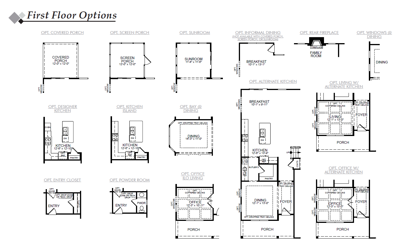 Davidson 1st Floor Options Image