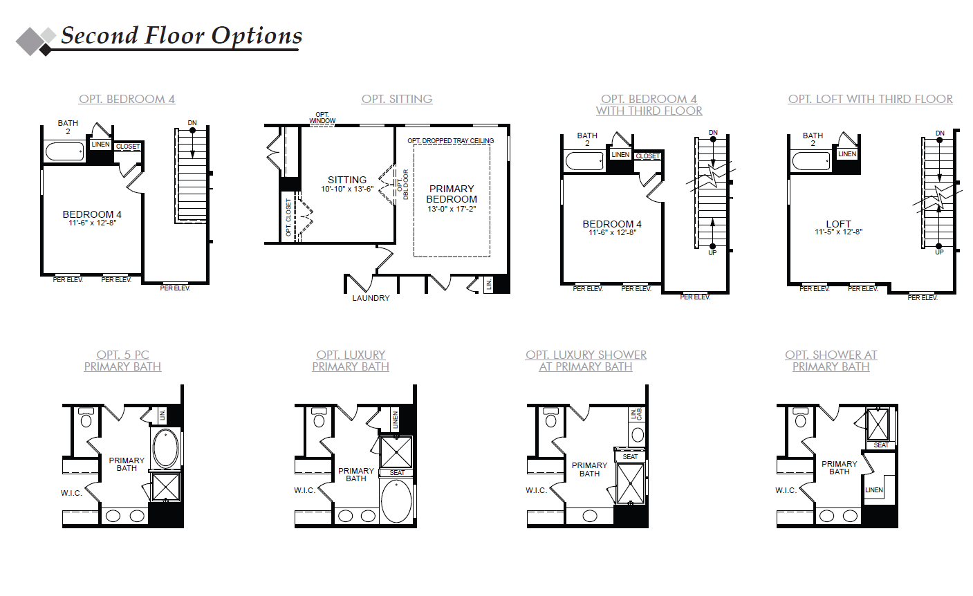 Cypress 2nd Floor Options Image