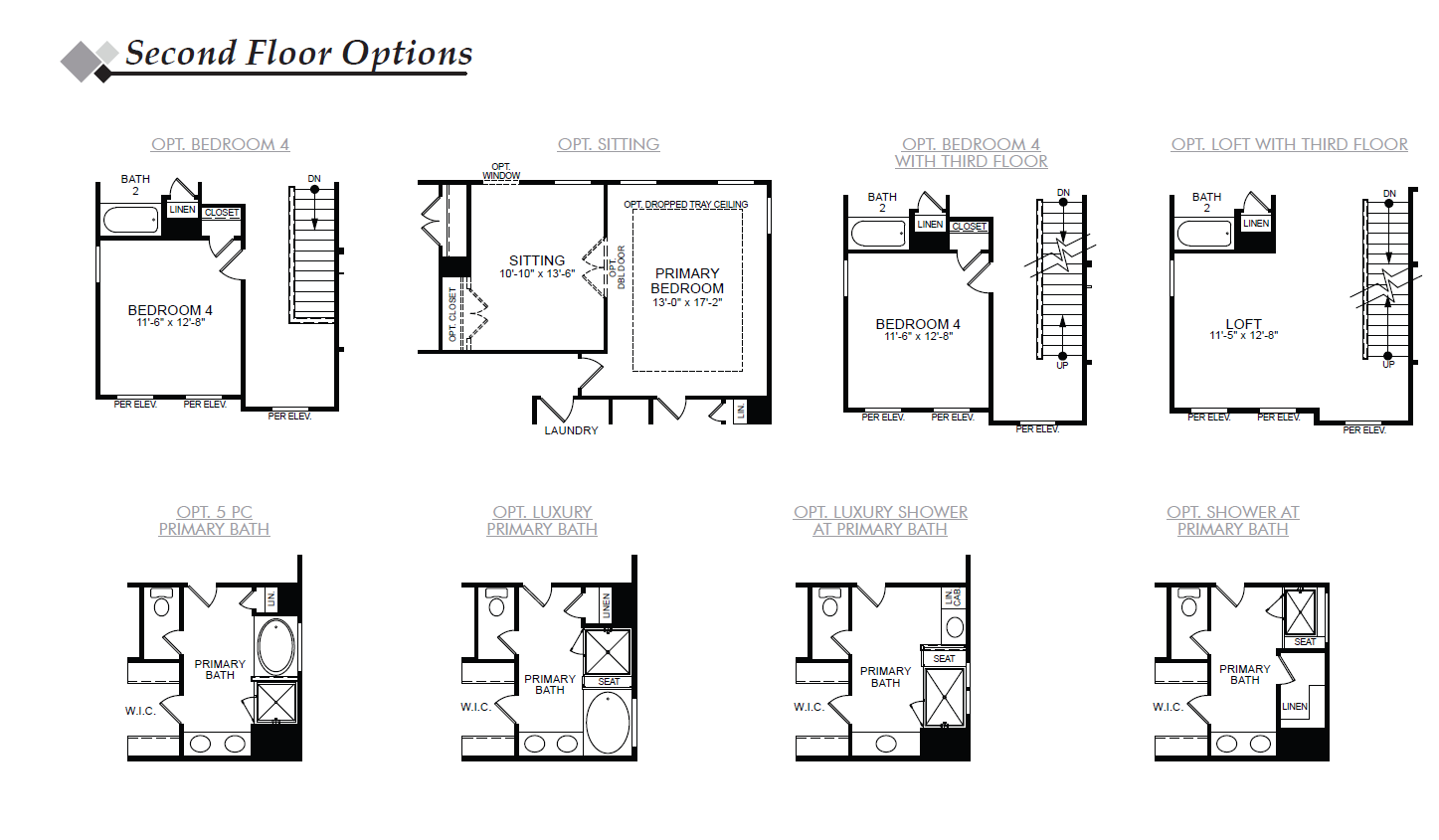 Cypress 2nd Floor Options Image