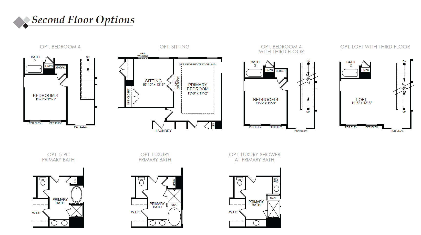 Cypress 2nd Floor Options Image