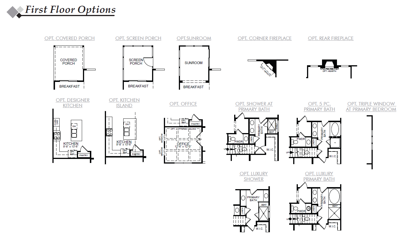 Raleigh 1st Floor Options Image