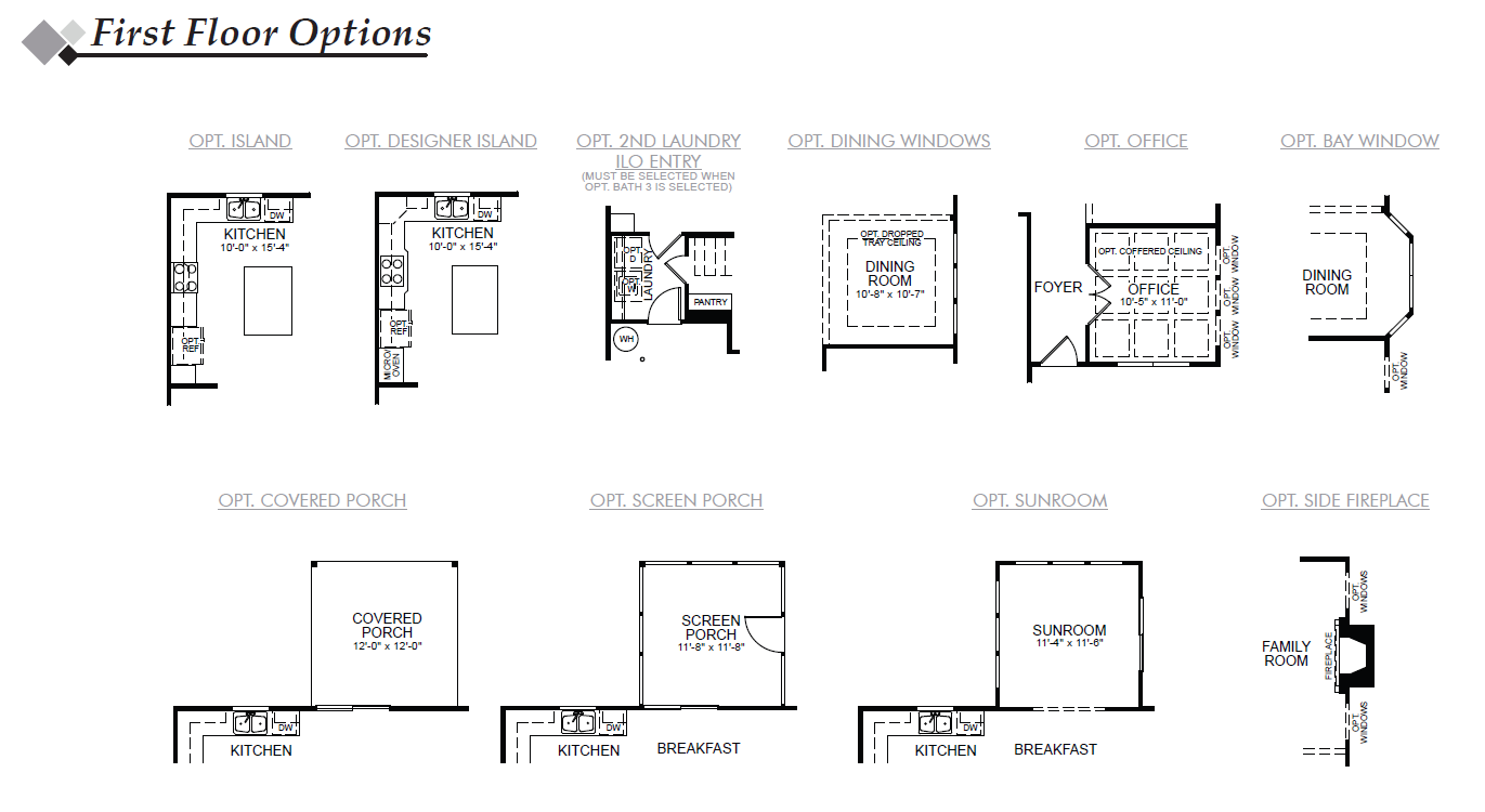 Drexel 1st Floor Options Image