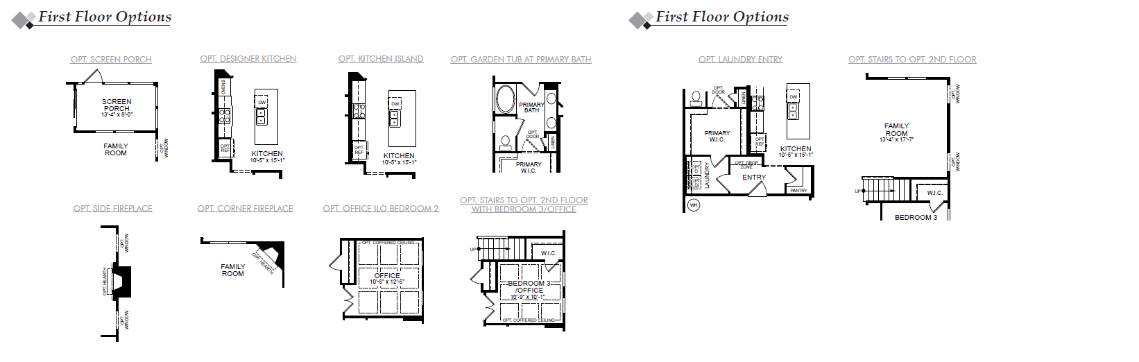 Fenwick 1st Floor Options Image