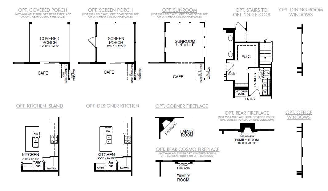 Wescott 1st Floor Additional Options Image