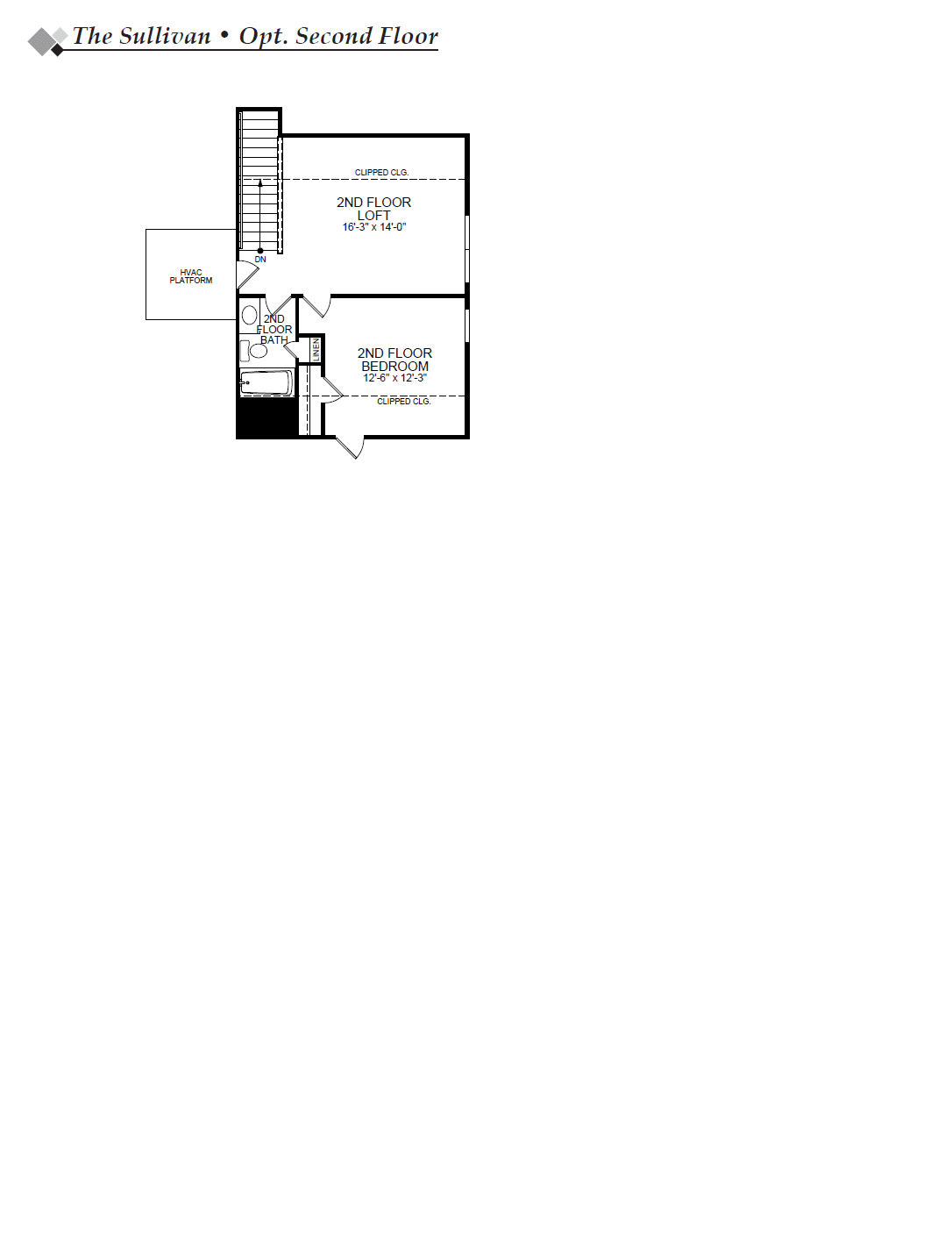 Photo of the floor plan of plan Sullivan