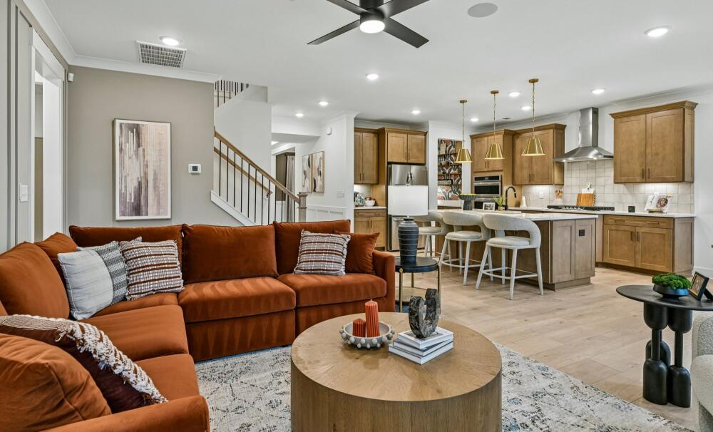 Wide-Layout Living Area