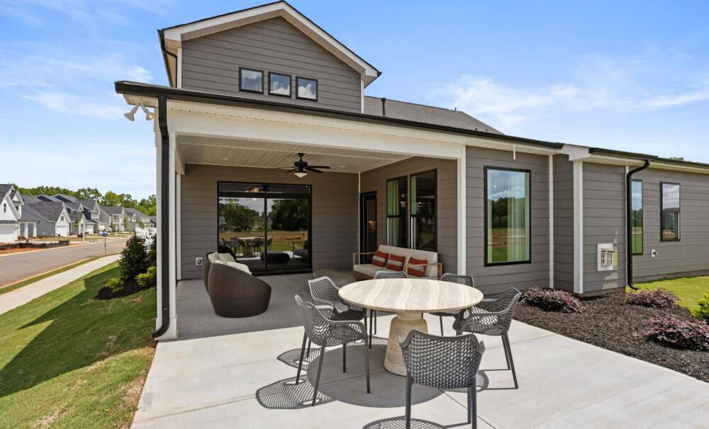 Backyard patio