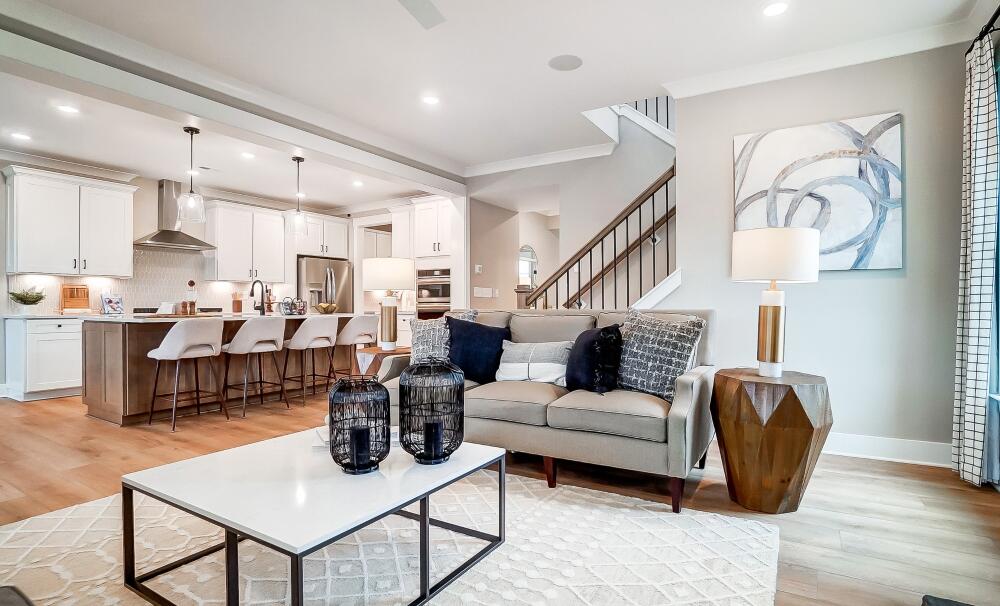 Family Room and Kitchen