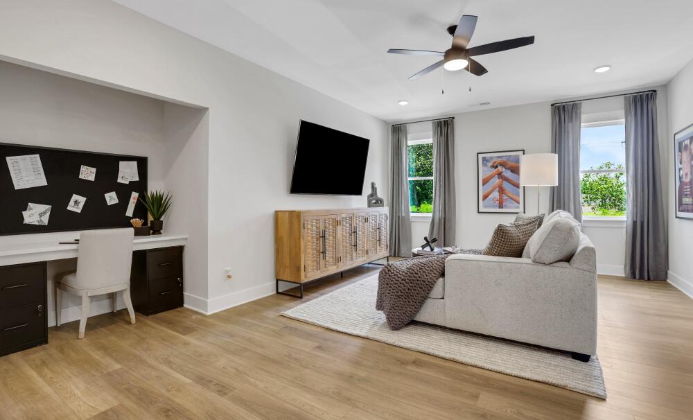 Open-Concept Loft Area