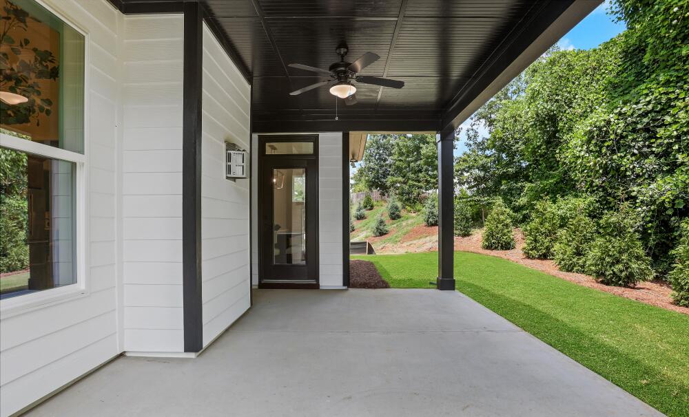 Spacious Backyard Porch