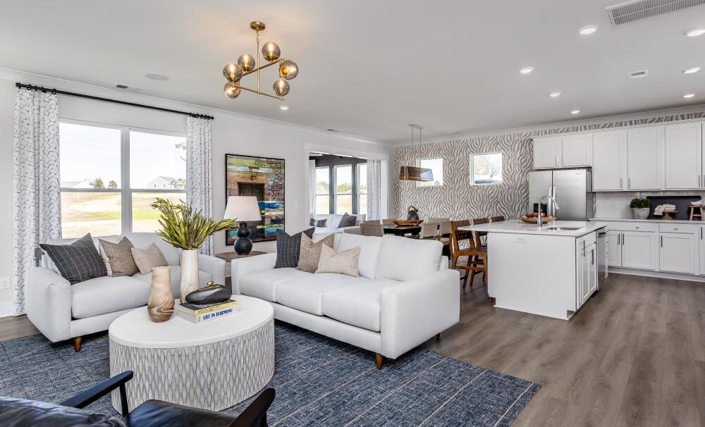 Open-Concept Living Area
