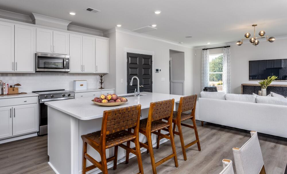 Spacious Kitchen Island Design