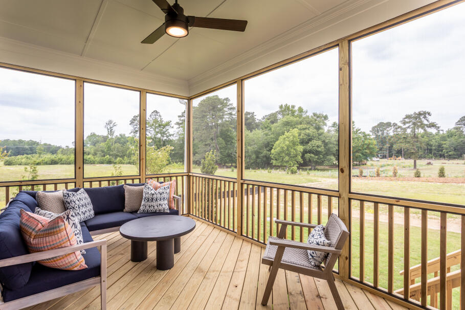 Screened porch