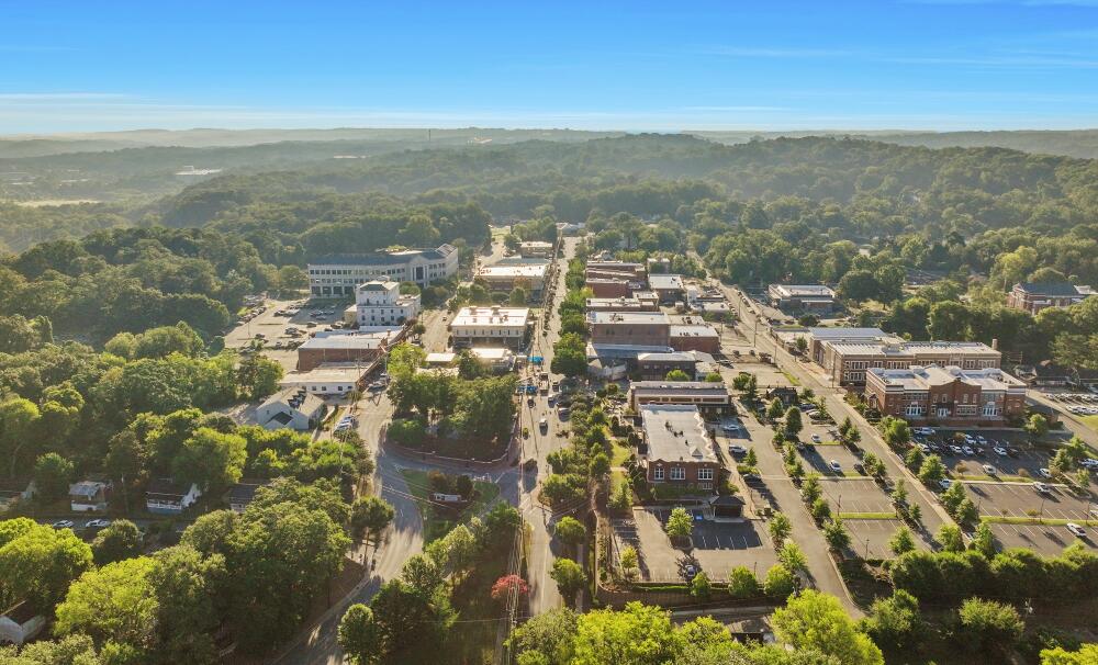 Aerial view of Canton Overlook