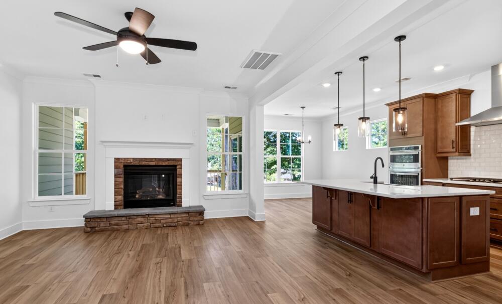The Avery Move-in Ready Home | Family Room and Designer Kitchen