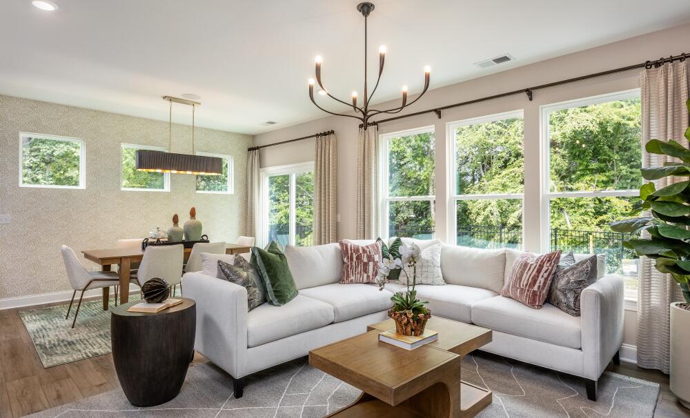 Wide-Layout Living Area