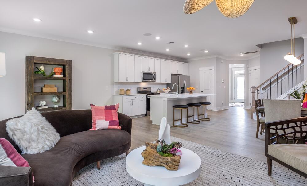 Open-Concept Living Area