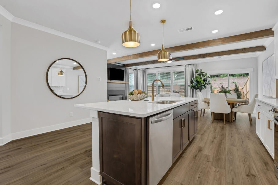 Integrated Kitchen and Dining Area