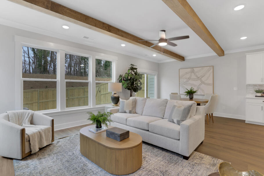 Bright Open Living Room
