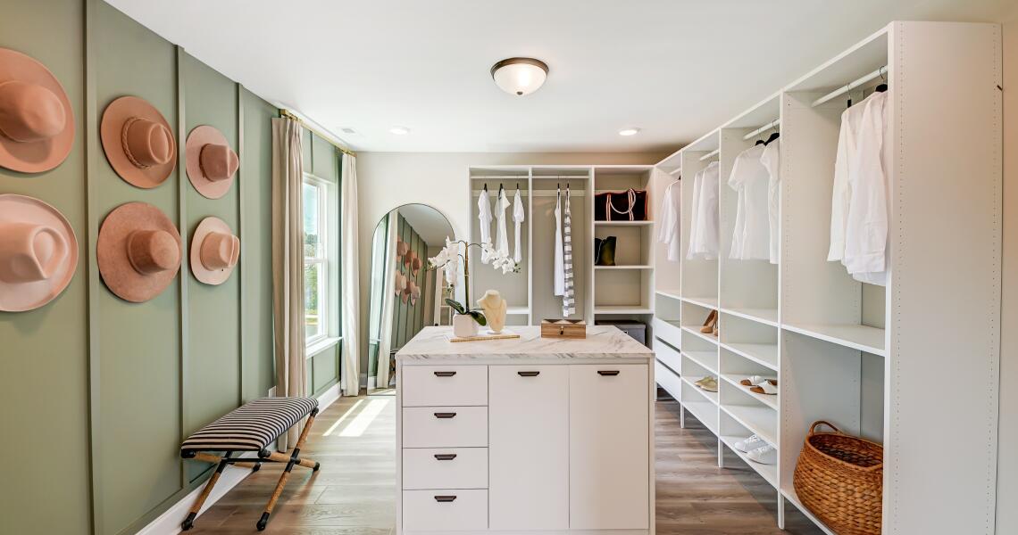 Primary closet room