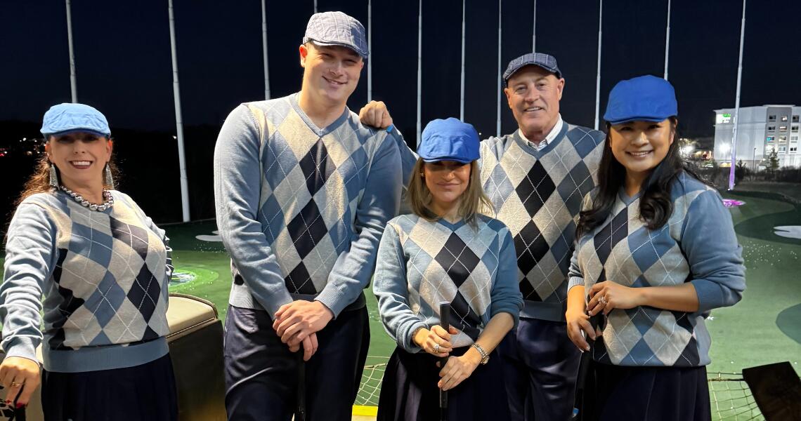 Columbia Team at Top Golf
