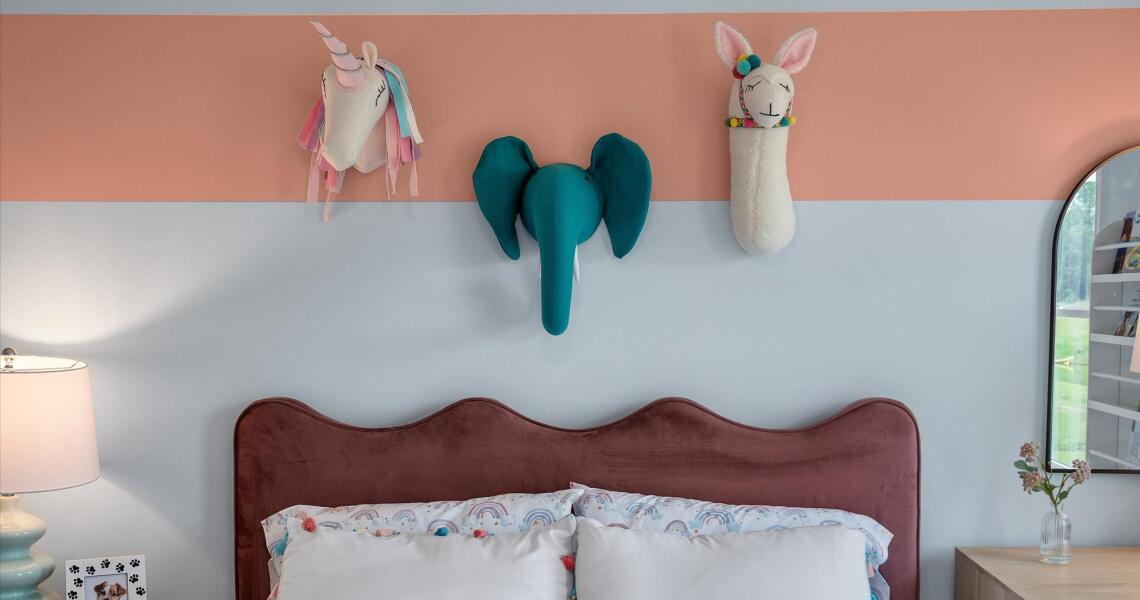 Whimsical children's bedroom