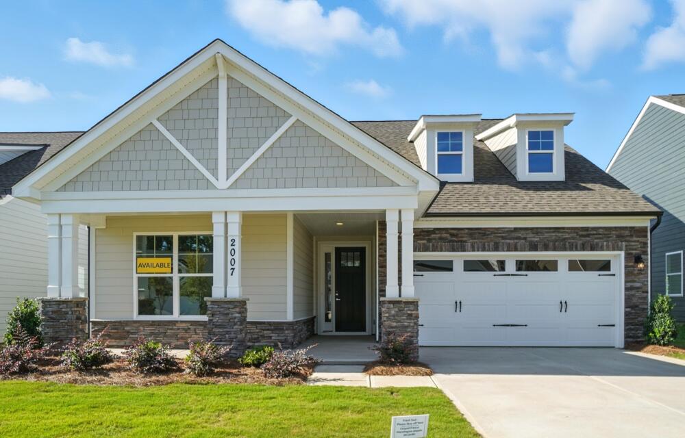 The Mayfair 192 front exterior at the Heritage - 55+ Community
