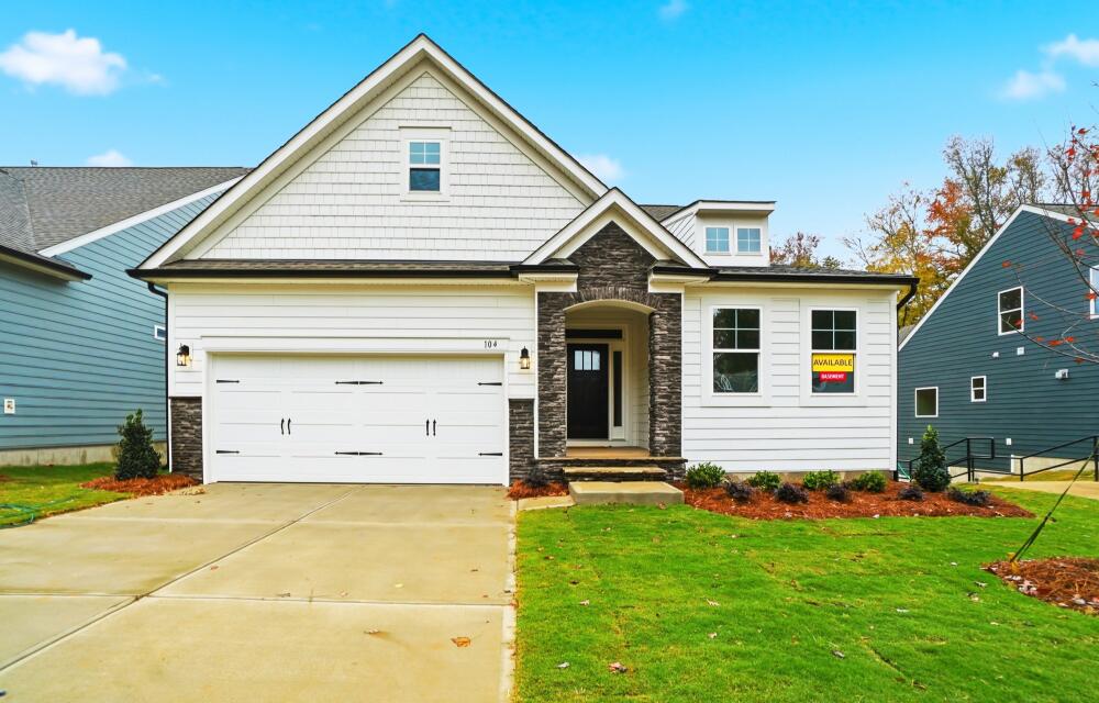 The Avery 030 front exterior at the Villas at Prestwick