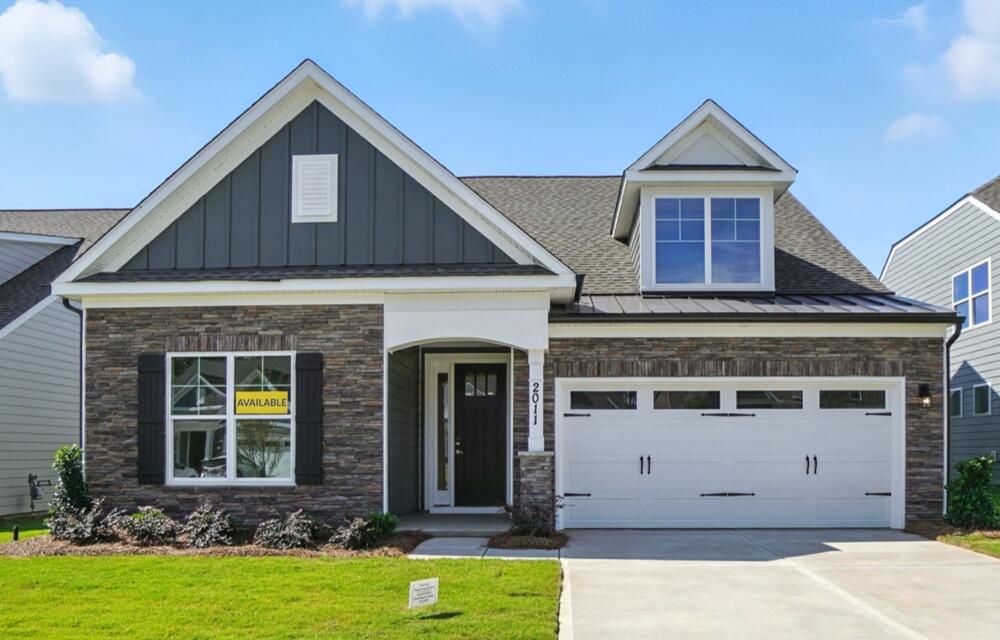 The Wescott 193 front exterior at the Heritage - 55+ Community