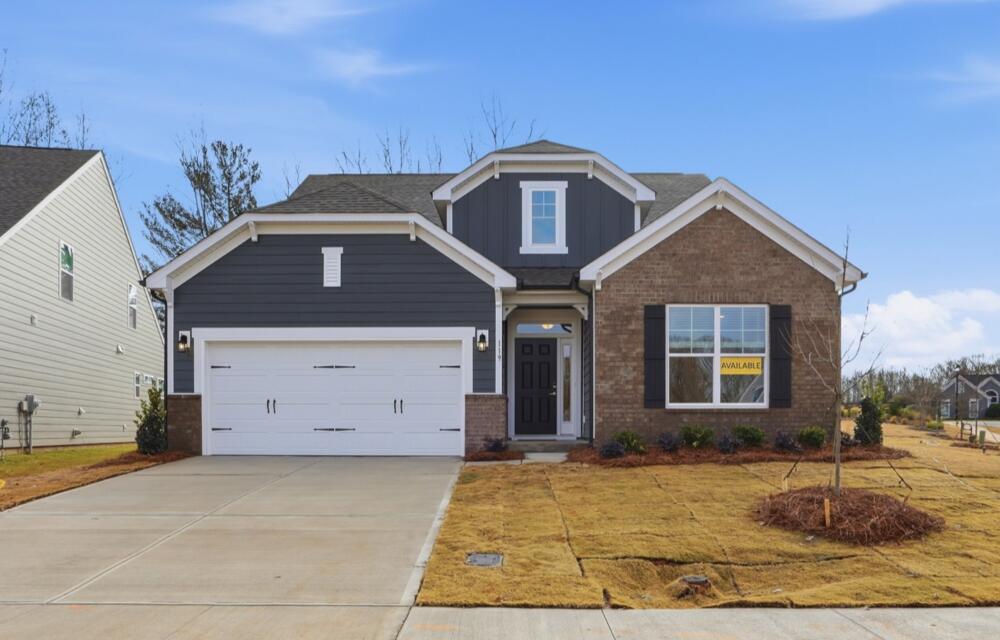 The Wescott 057 front exterior at the Villas at Prestwick
