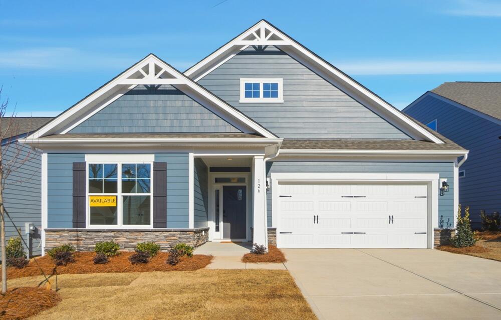 The Fenwick 051 front exterior at the Villas at Prestwick
