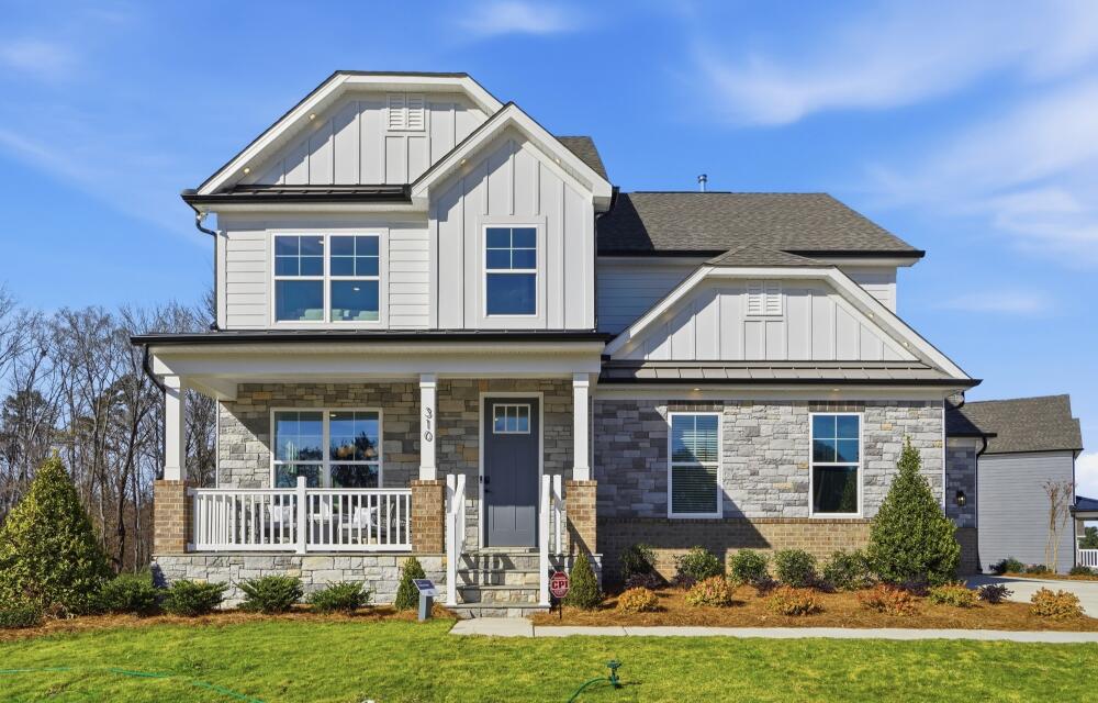 7057 Baldwin Model front exterior at the Waterford Commons