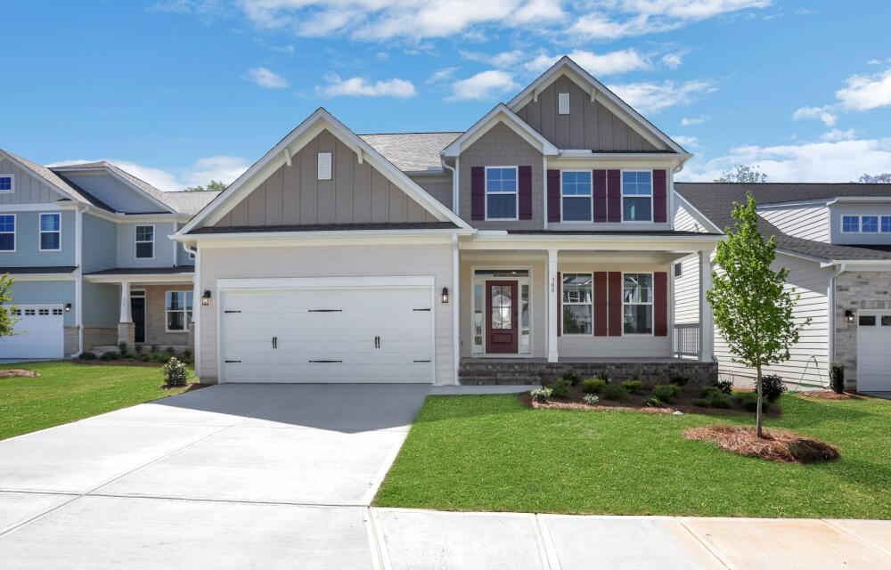The Cypress 441 front exterior at the Twin Lakes