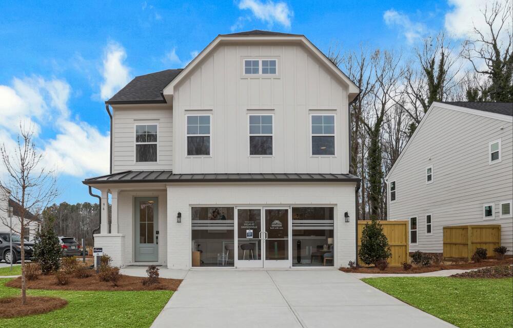 The Clayton Model B front exterior at the Villas at Dawsonville